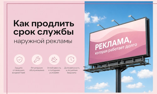 Как продлить срок службы наружной рекламы в  Фурманове